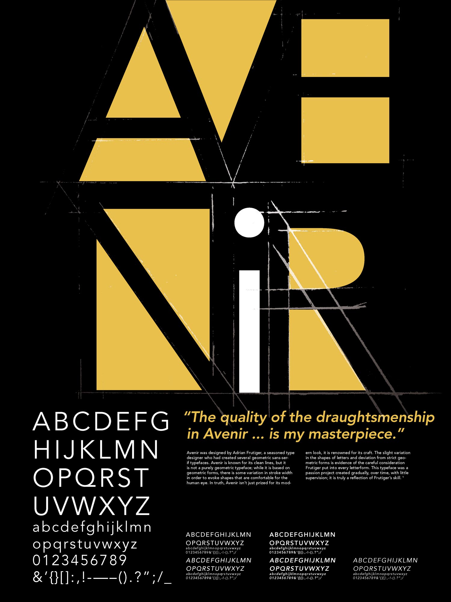 Avenir craft poster